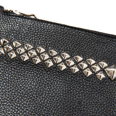 STUDS LEATHER WALLET POUCH