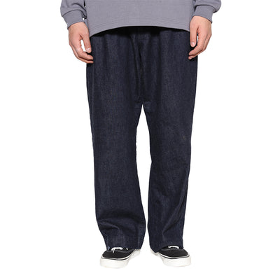 VINTAGE REPRODUCT DENIM TUCK TROUSERS ＜INDIGO＞