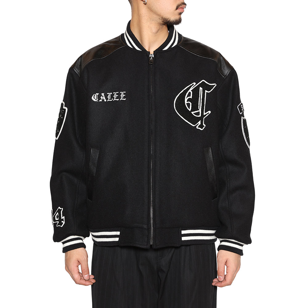 WOOL MELTON STADIUM JUMPER ＜S.V.D.S.H＞ – CALEE ONLINE STORE