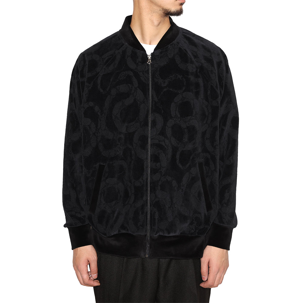 JQ VELOUR JACKET ＜SNAKE PATTERN＞ – CALEE ONLINE STORE