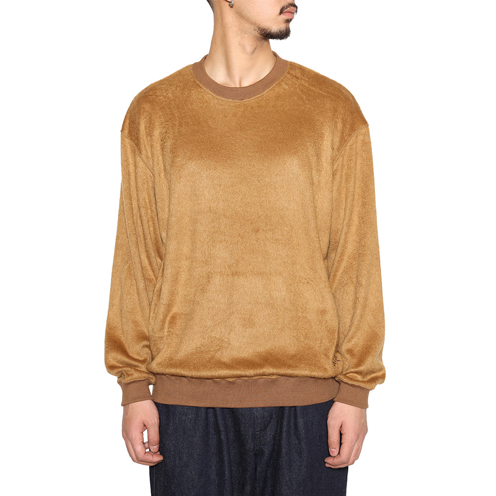 SHAGGY FABRIC CREW NECK SW