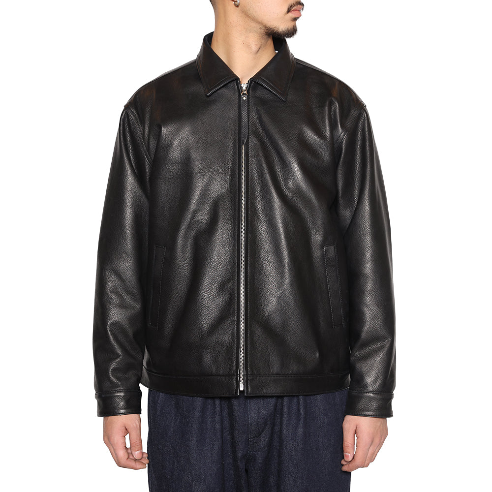 LEATHER SWINGTOP ＜WITH PYTHON LEATHER＞