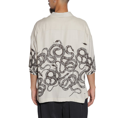 5 SLEEVES DROP SHOULDER SH <SNAKE PATTERN>