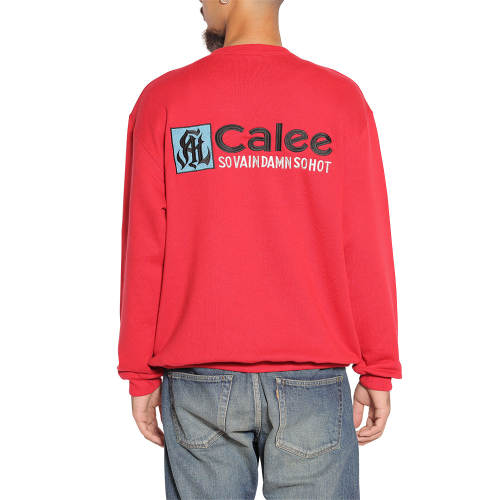 CAL NT LOGO CREW NECK SW ＜NATURALLY PAINT DESIGN＞