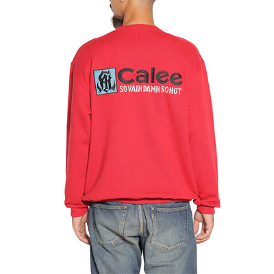 CAL NT LOGO CREW NECK SW ＜NATURALLY PAINT DESIGN＞