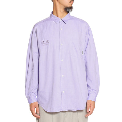 OXFORD OVER SILHOUETTE L/S SH