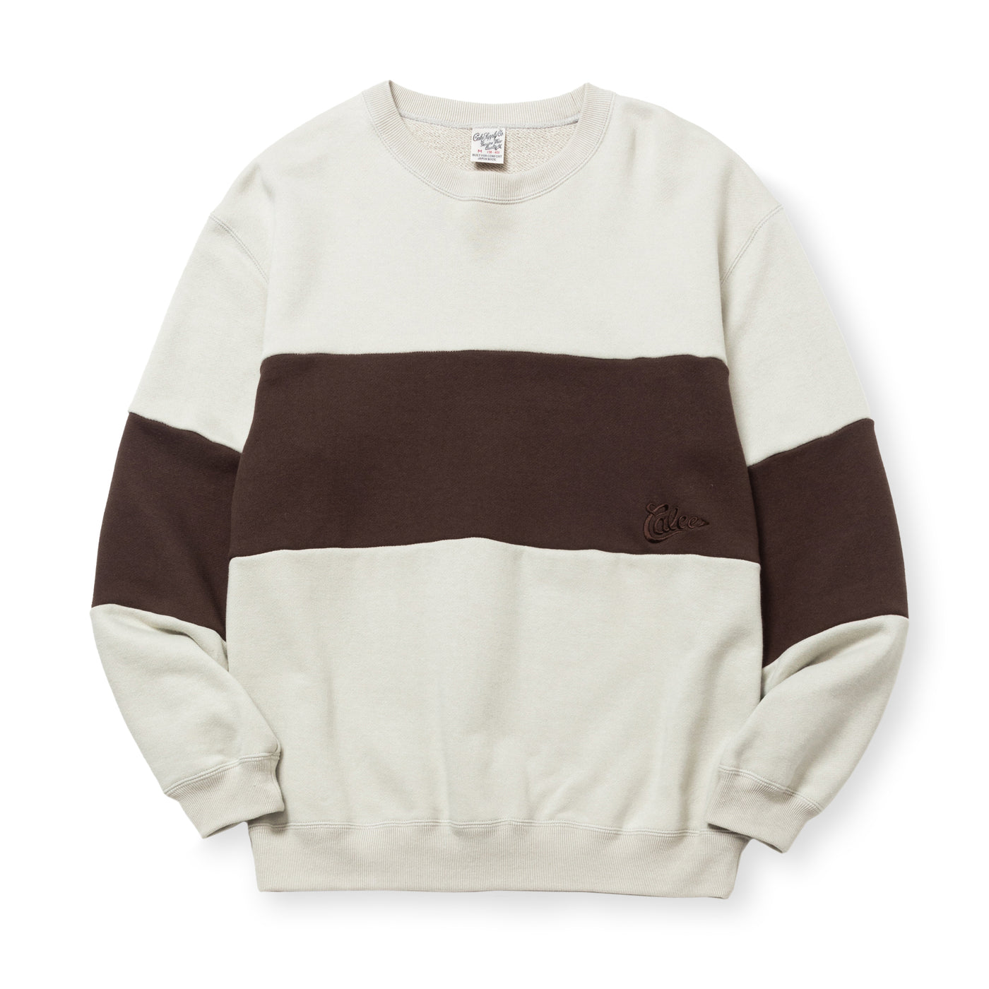 BICOLOR CREW NECK SW