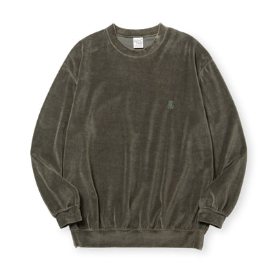 VELOUR CREW NECK SH