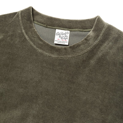 VELOUR CREW NECK SH