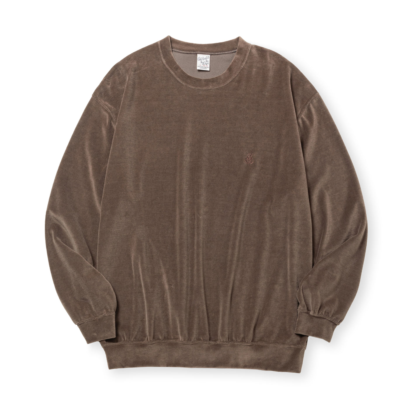 VELOUR CREW NECK SH