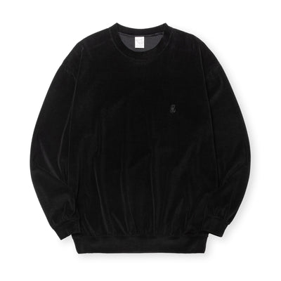 VELOUR CREW NECK SH