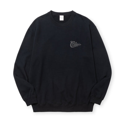 CALEE FOAMING LOGO CREW NECK SW