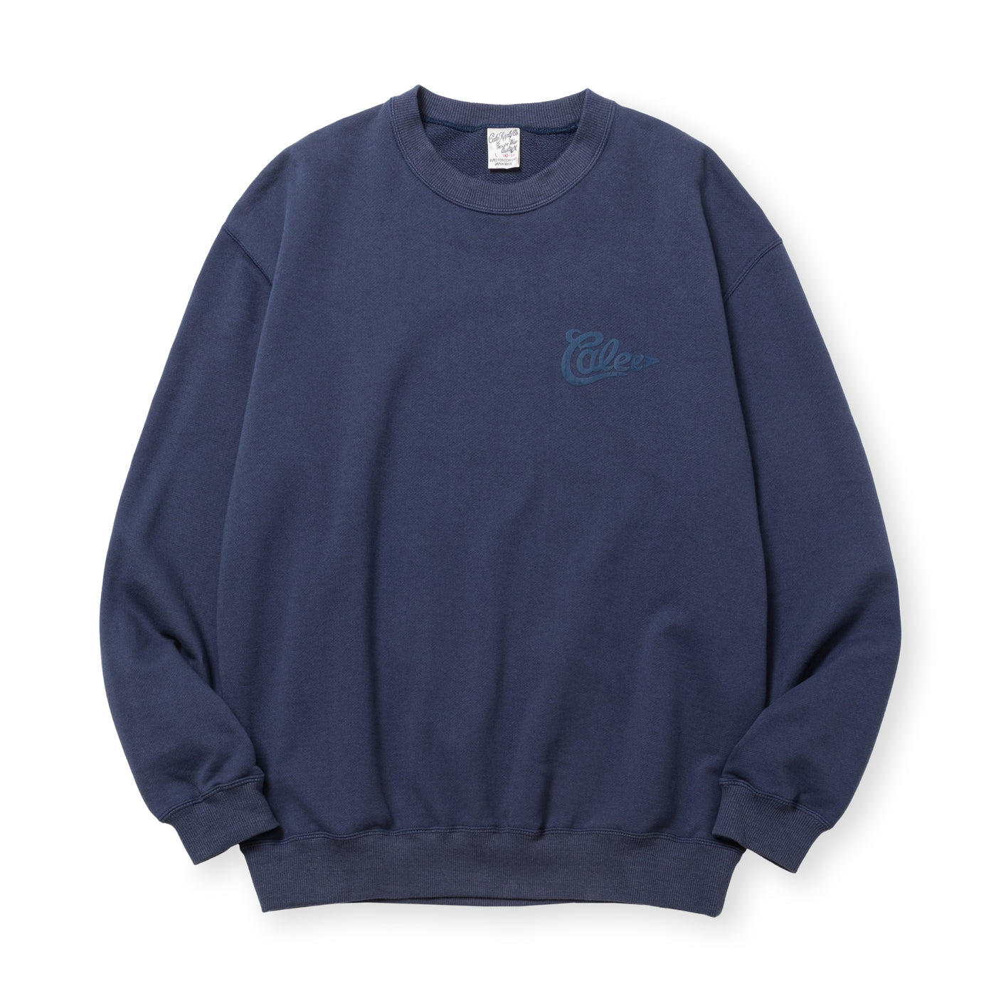 CALEE FOAMING LOGO CREW NECK SW