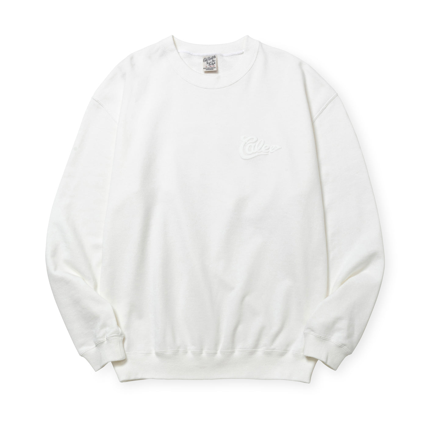 CALEE FOAMING LOGO CREW NECK SW