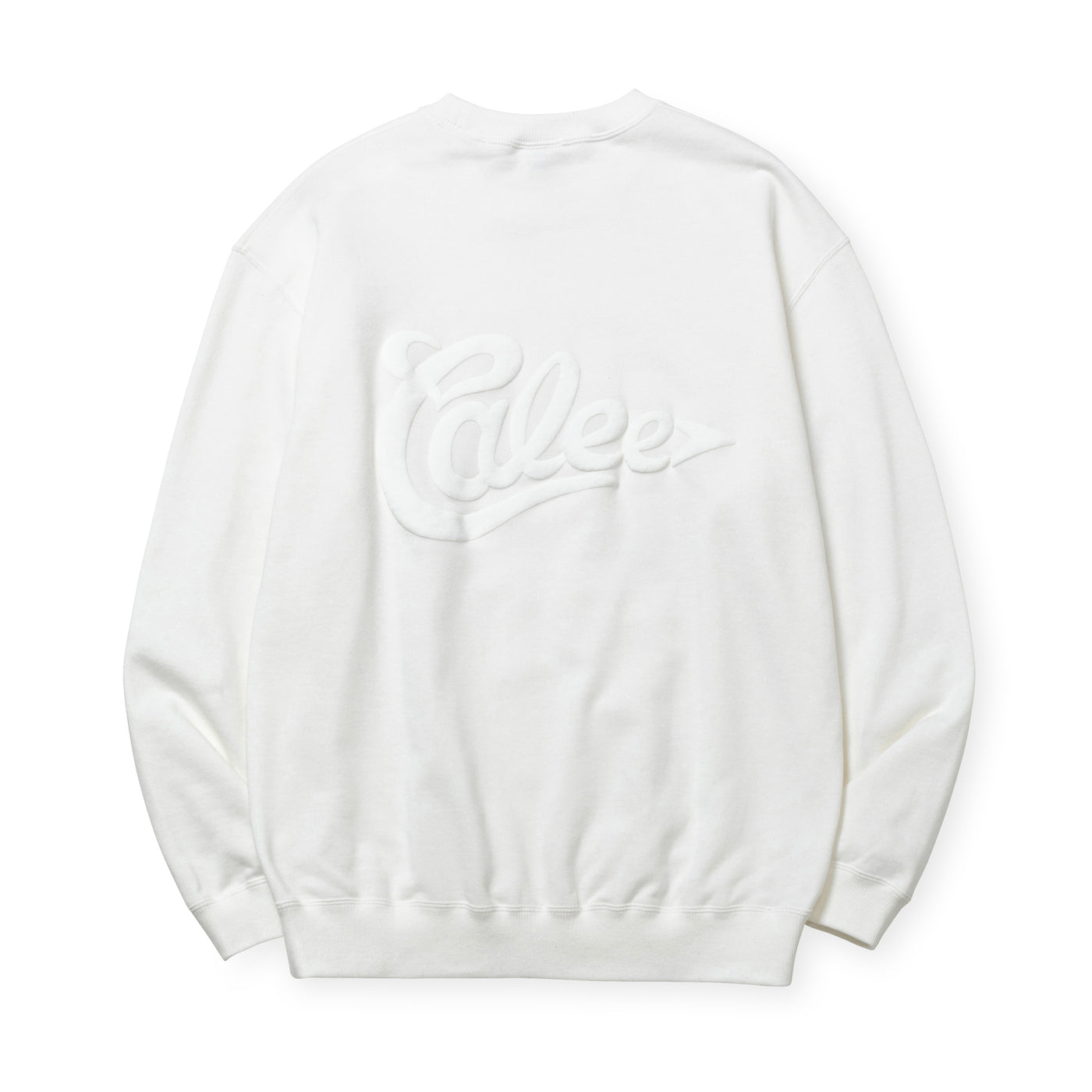 CALEE FOAMING LOGO CREW NECK SW