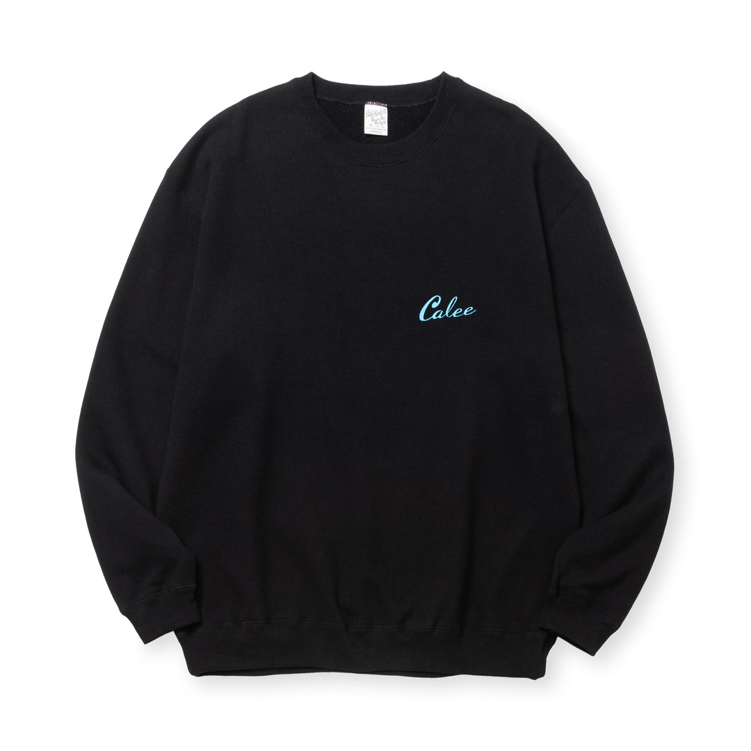 トップス CALEE SYNDICATE RETRO GIRL CREW NECK SW SYNDICATE RETRO GIRL CREW NECK SW ＜NATURALLY PAINT DESIGN