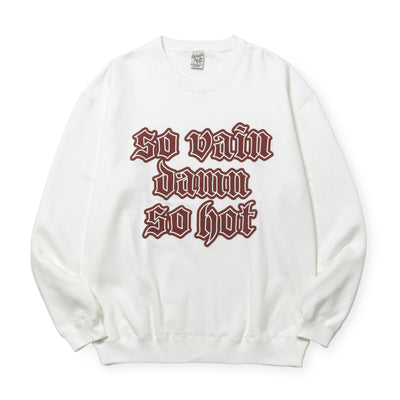 "S.V.D.S.H" CREW NECK SW ＜NATURALLY PAINT DESIGN＞