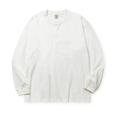 CALEE LOGO DROP L/S TEE