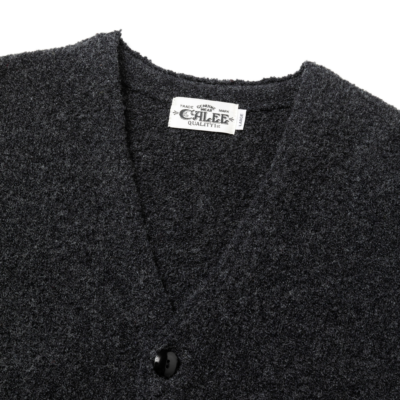 × EYYA KNIT BOUCLE KNIT CARDIGAN