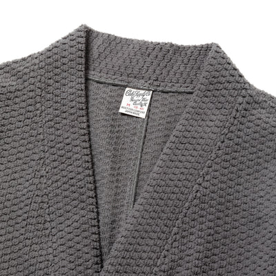 UNEVEN FLLECE CARDIGAN