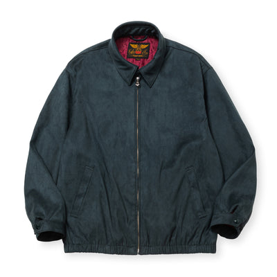 FAUX SUEDE HARRINGTON JACKET