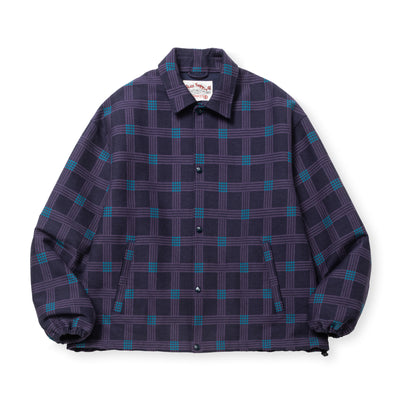 BOX CHECK OVER SIZE COACH JACKET