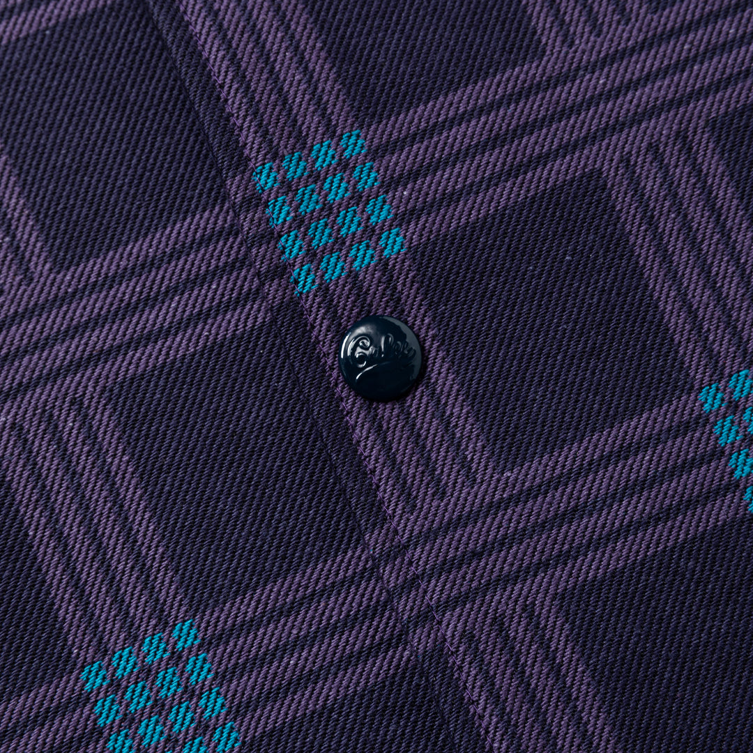 BOX CHECK OVER SIZE COACH JACKET – CALEE ONLINE STORE