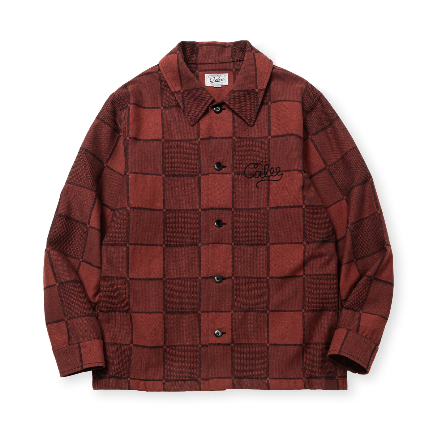 BLOCK CHECK OVER SIZE SHIRT JACKET