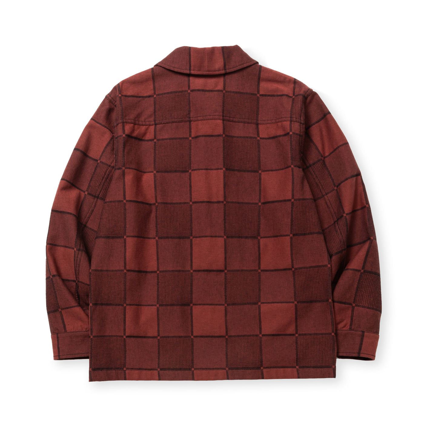 BLOCK CHECK OVER SIZE SHIRT JACKET