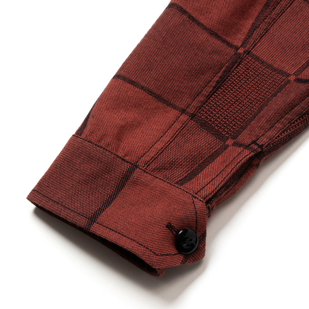 BLOCK CHECK OVER SIZE SHIRT JACKET – CALEE ONLINE STORE