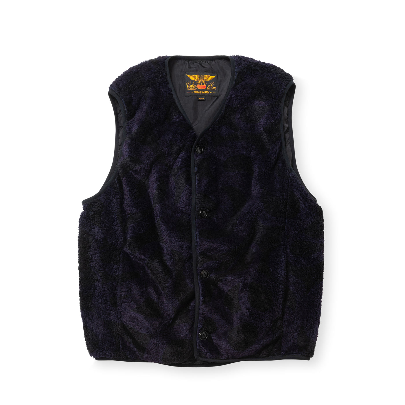 NYLON RIP FLEECE WAIST COAT ＜SNAKE PATTERN＞