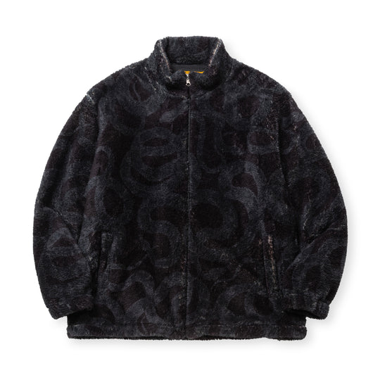 NYLON RIP FLEECE TRACK TYPE JACKET ＜SNAKE PATTERN＞ – CALEE