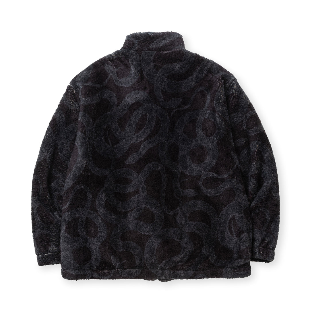 NYLON RIP FLEECE TRACK TYPE JACKET ＜SNAKE PATTERN＞ – CALEE