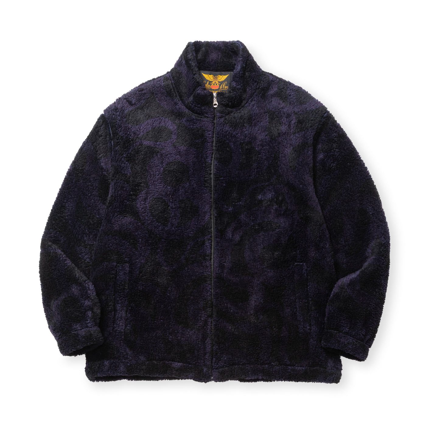 NYLON RIP FLEECE TRACK TYPE JACKET ＜SNAKE PATTERN＞