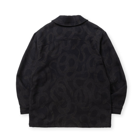 JACQUARD SHIRT JACKET ＜SNAKE PATTERN＞ – CALEE ONLINE STORE