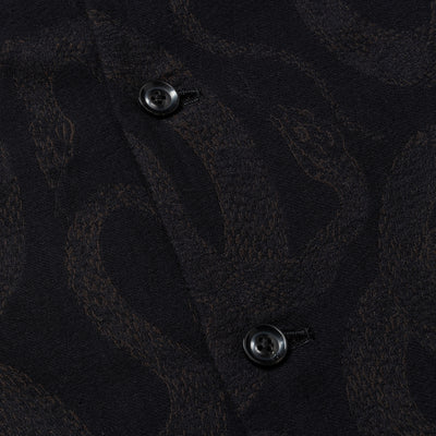 JACQUARD SHIRT JACKET ＜SNAKE PATTERN＞