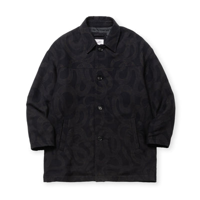 JACQUARD HALF COAT ＜SNAKE PATTERN＞