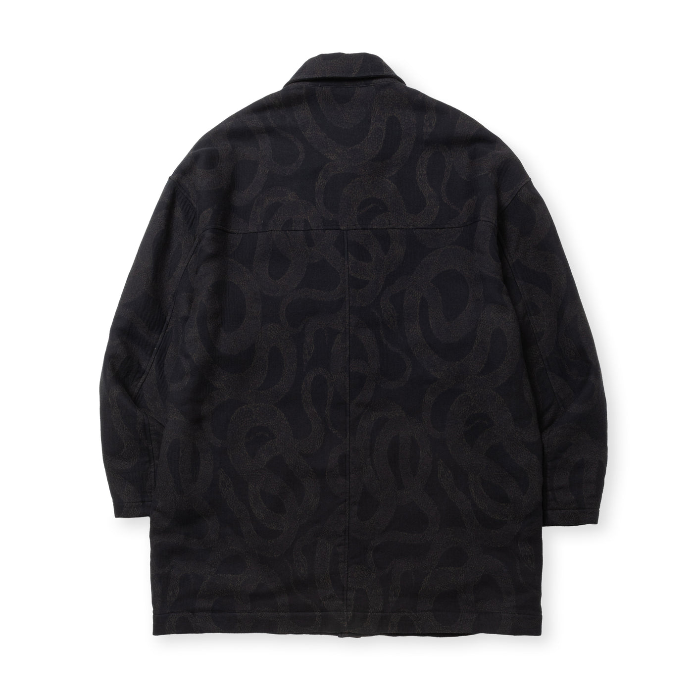 JACQUARD HALF COAT ＜SNAKE PATTERN＞