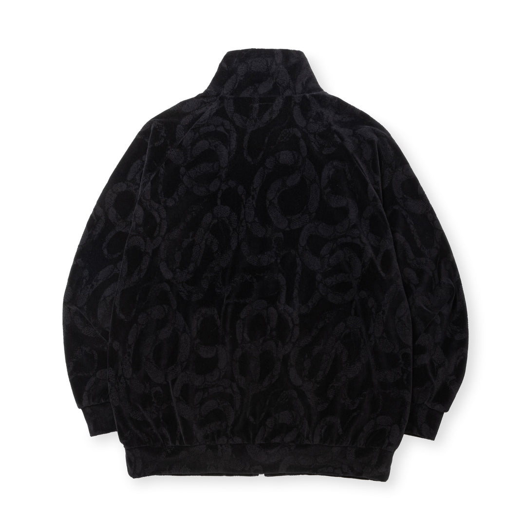 JQ VELOUR TRACK TYPE JACKET ＜SNAKE PATTERN＞ – CALEE ONLINE