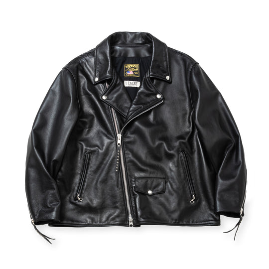 ジャケット・アウター calee vanson leather jkt VANSON LEATHER®︎ OVER SIZE DOUBLE RAIDERS JACKET – CALEE