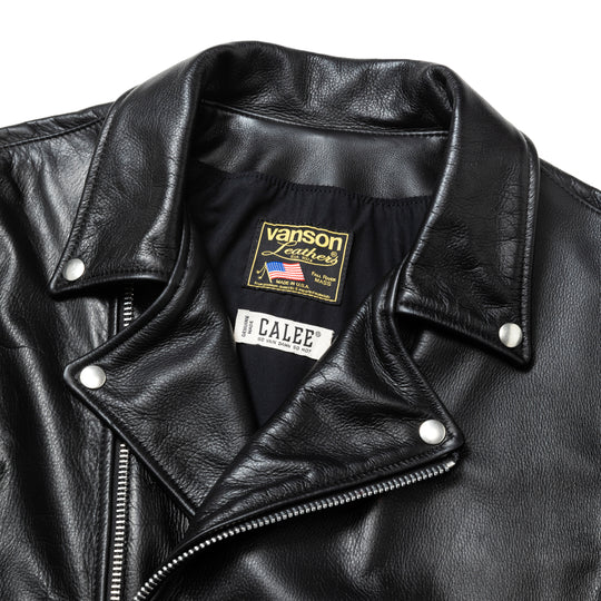 VANSON LEATHER®︎ OVER SIZE DOUBLE RAIDERS JACKET – CALEE ONLINE STORE