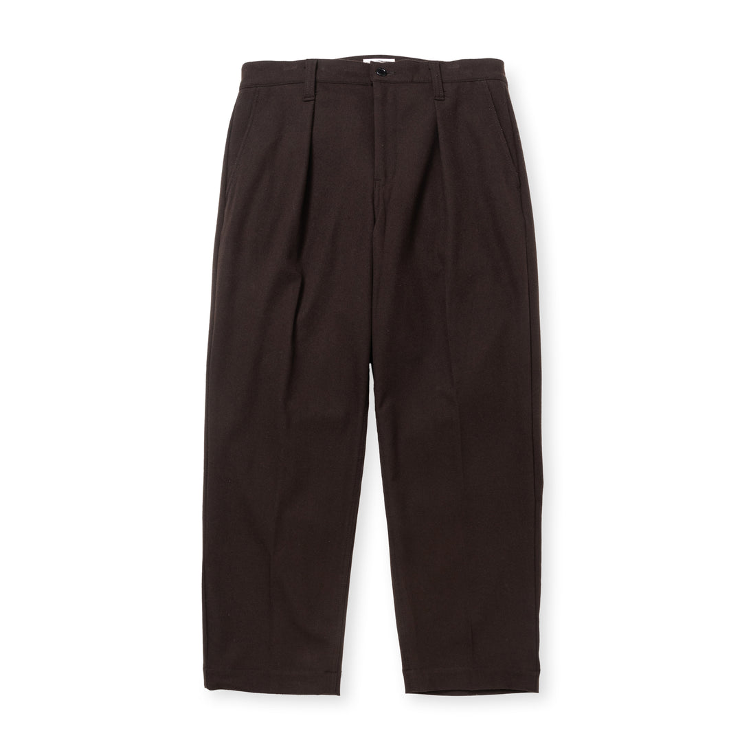 THERMOLITE TWILL TUCK WIDE SLACKS – CALEE ONLINE STORE