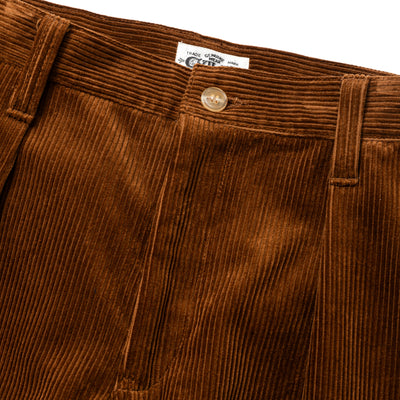 8w COURDUROY TUCK WIDE SLACKS