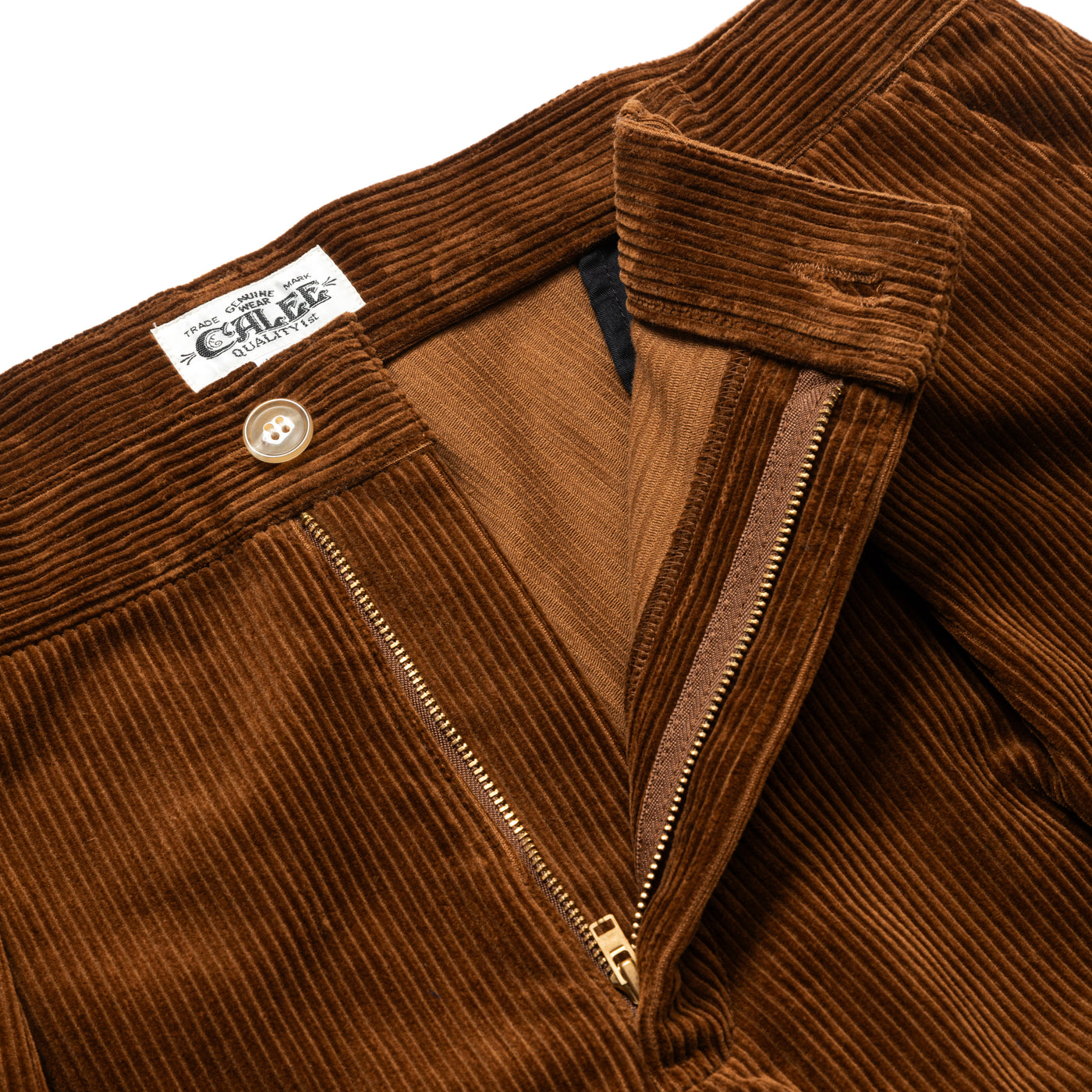 8w COURDUROY TUCK WIDE SLACKS