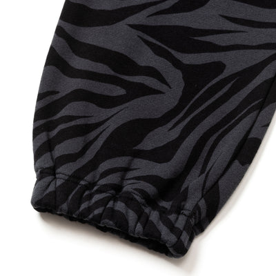 ZEBRA PATTERN SWEAT RELAX PANTS