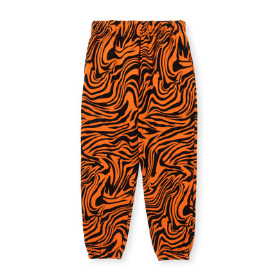 ZEBRA PATTERN SWEAT RELAX PANTS