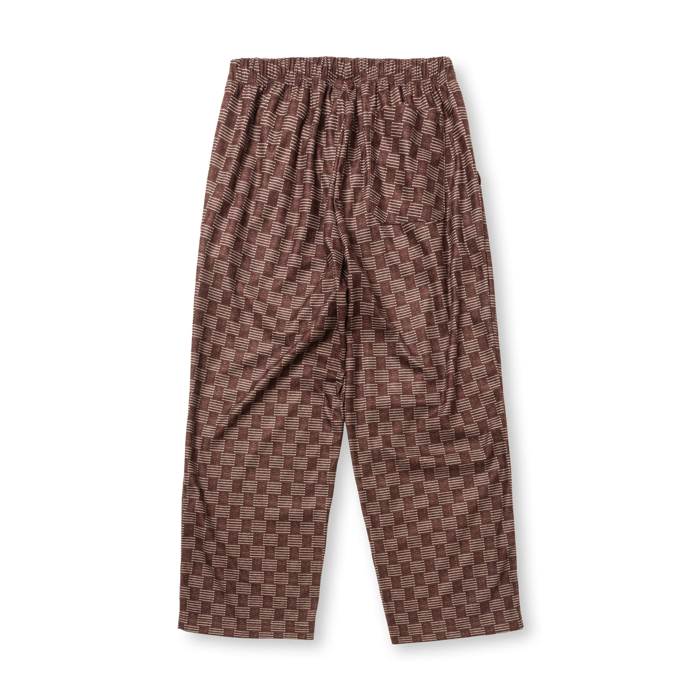 ALLOVER PATTERN MICRO FLLECE WIDE RELAX PANTS