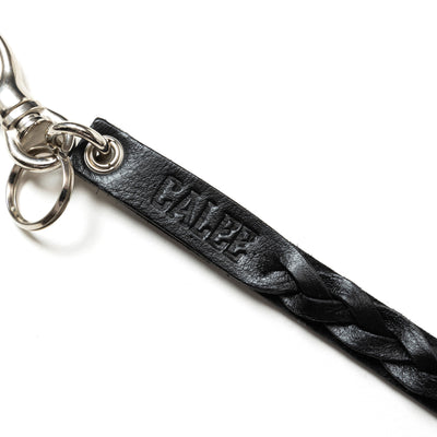 STUDS & KNITTING LEATHER SHORT KEY RING