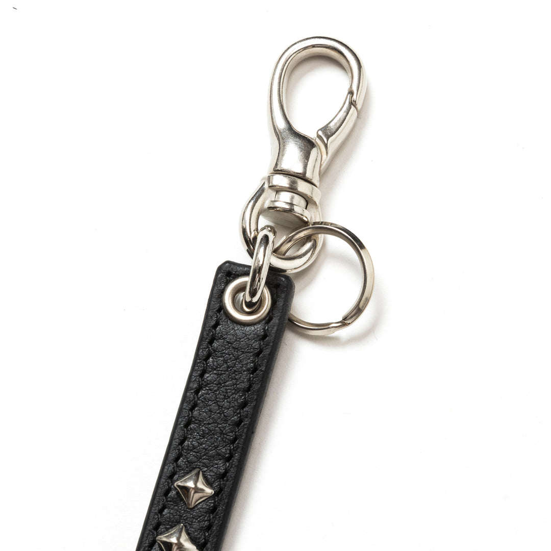 STUDS LEATHER LONG KEY RING – CALEE ONLINE STORE