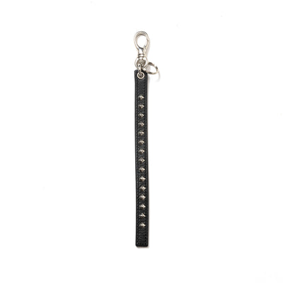 STUDS LEATHER SHORT KEY RING